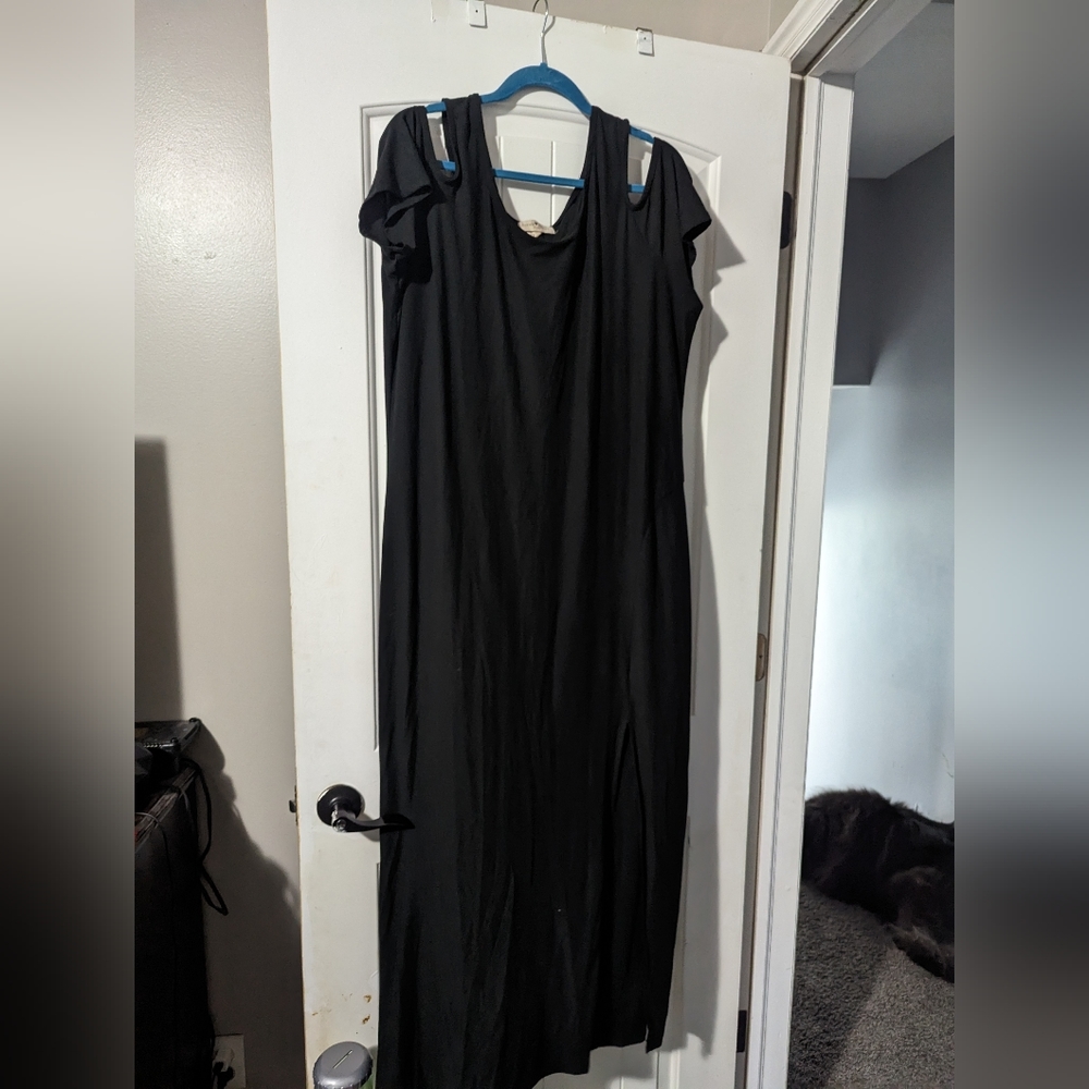 Black full body dress